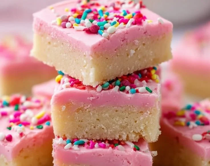 无码性午夜视频在线观看 homemade Sugar Cookie Bars on a plate, perfect for any celebration.